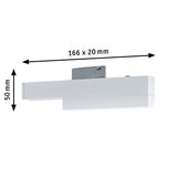 URail Schienenadapter Smart Home Zigbee 3.0 On/Off/Dimm 166x20mm Weiß