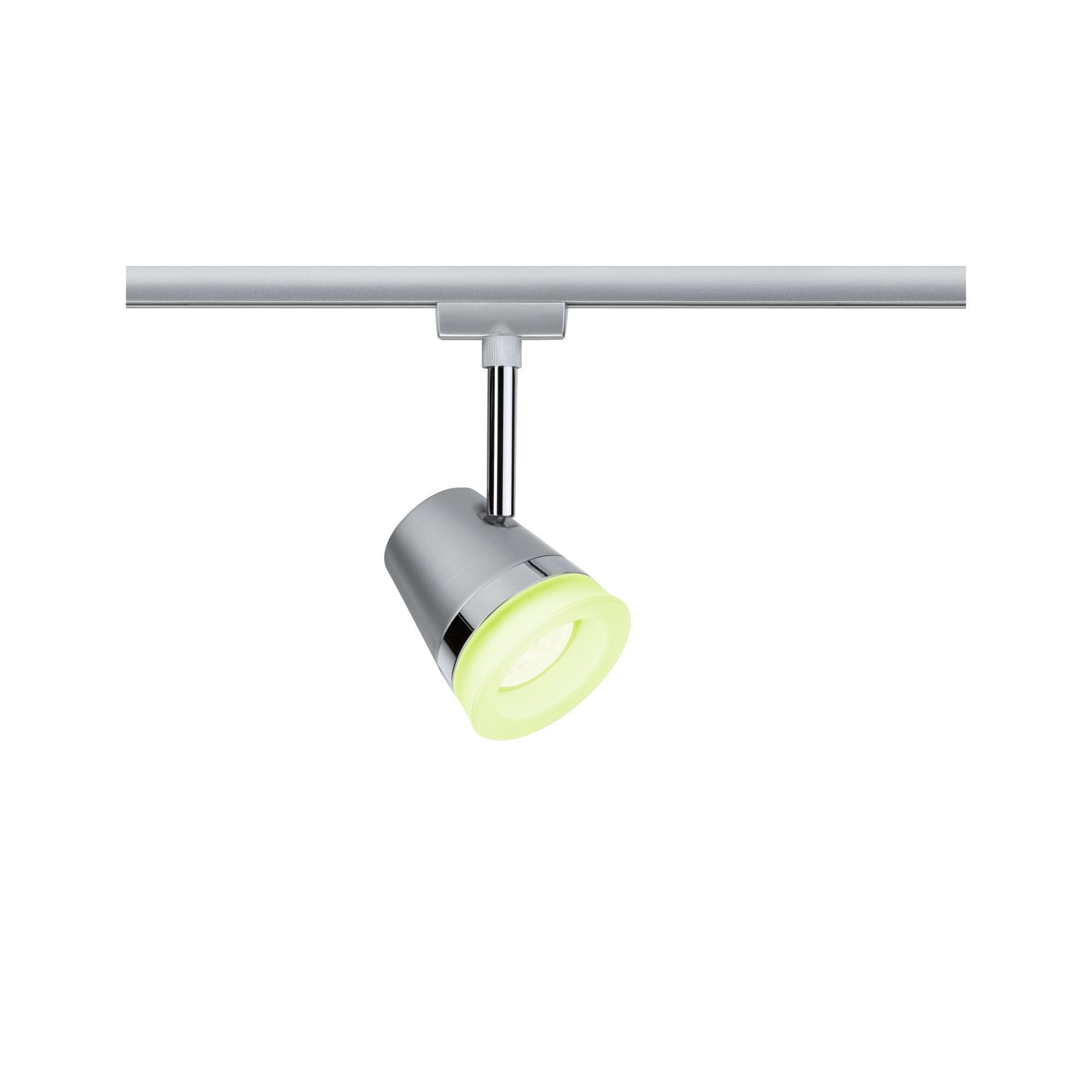 URail Schienenspot Smart Home Zigbee 3.0 Cone Einzelspot inkl. RGBW Leuchtmittel GU10 350lm 5,5W RGBW+ dimmbar 230V Chrom matt