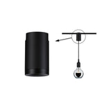 URail Pendeladapter Universal max. 100W 230V Schwarz matt
