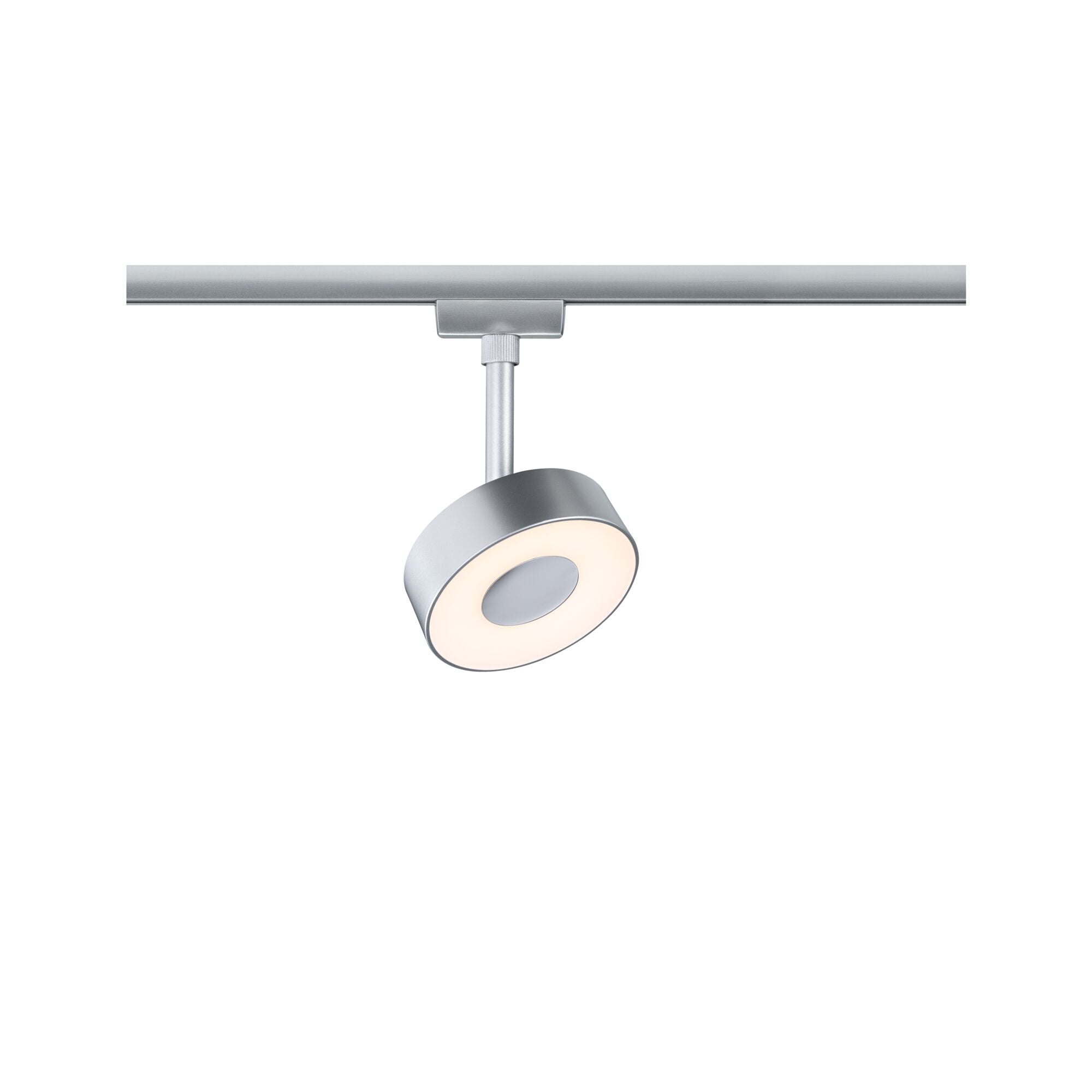 URail LED Schienenspot 3-Step-Dim Circle Einzelspot 160lm 5W 3000K dimmbar 230V Chrom matt