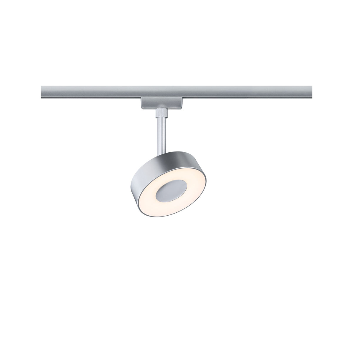 URail LED Schienenspot 3-Step-Dim Circle Einzelspot 160lm 5W 3000K dimmbar 230V Chrom matt