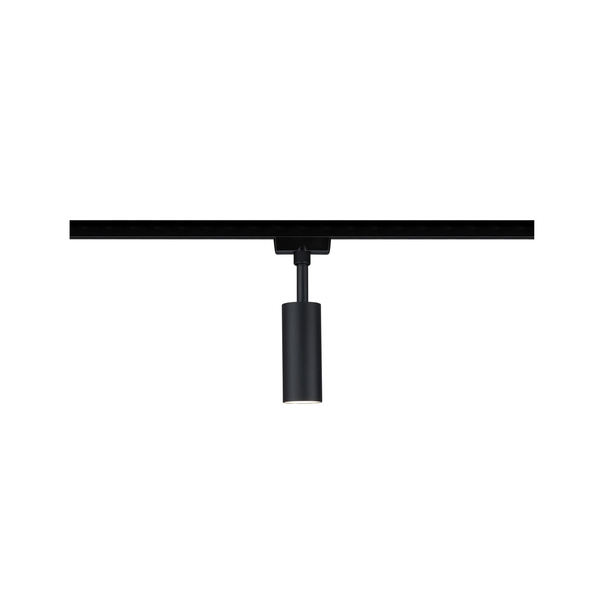 URail LED Schienenspot 3-Step-Dim Tubo Einzelspot 150lm 4W 3000K dimmbar 230V Schwarz matt