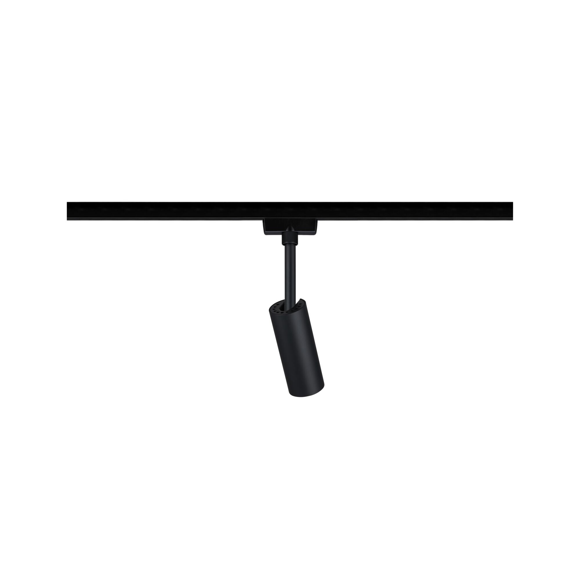 URail LED Schienenspot 3-Step-Dim Tubo Einzelspot 150lm 4W 3000K dimmbar 230V Schwarz matt