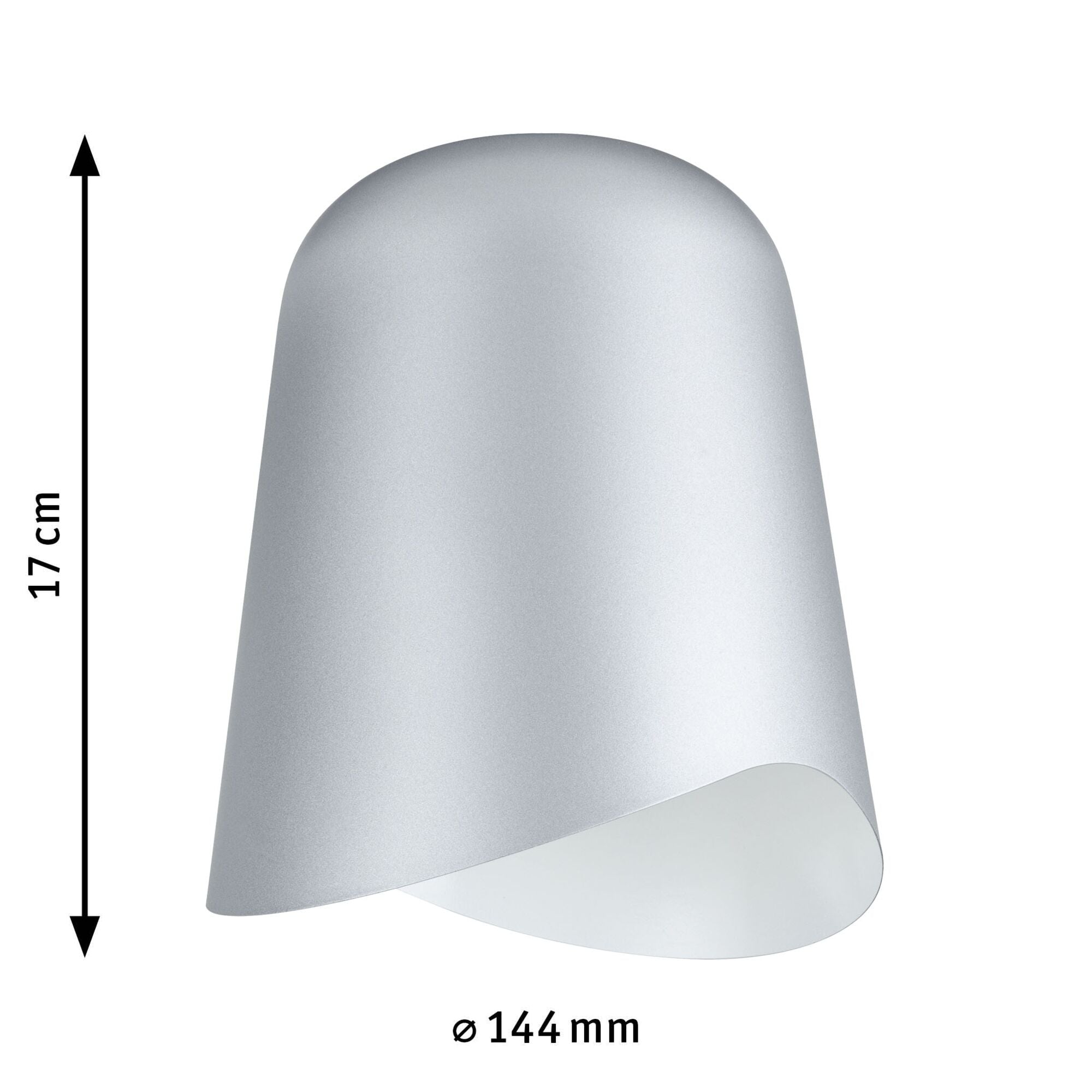 URail Schirm Alvaro DecoSystems 144mm Chrom matt/Weiß