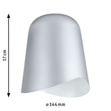 URail Schirm Alvaro DecoSystems 144mm Chrom matt/Weiß