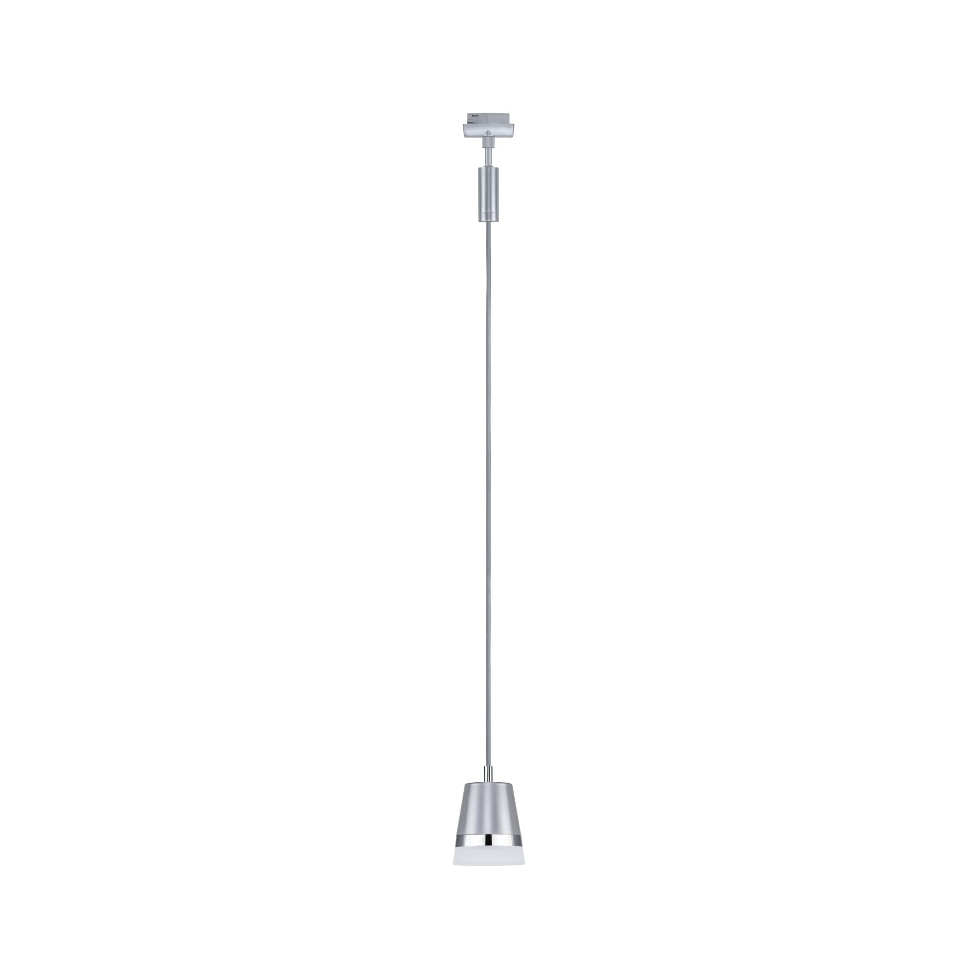 URail Pendel Cone GU10 max. 10W dimmbar 230V Chrom matt