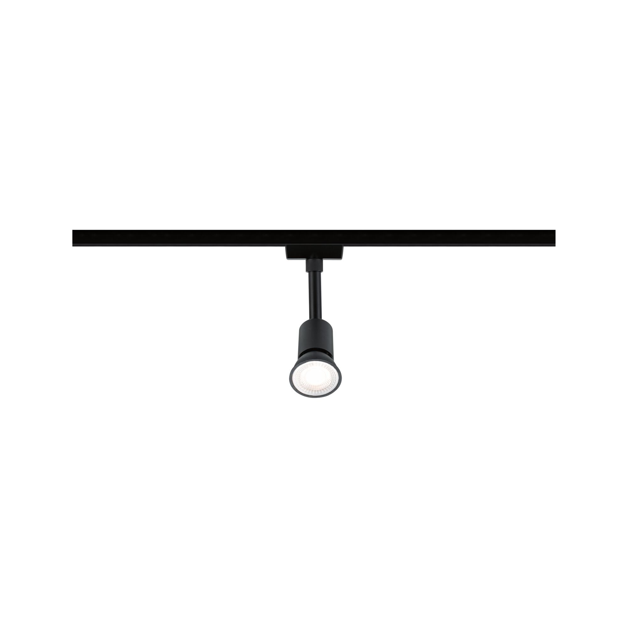 URail LED Schienenspot Salt Einzelspot GU10 max. 10W dimmbar 230V Schwarz matt