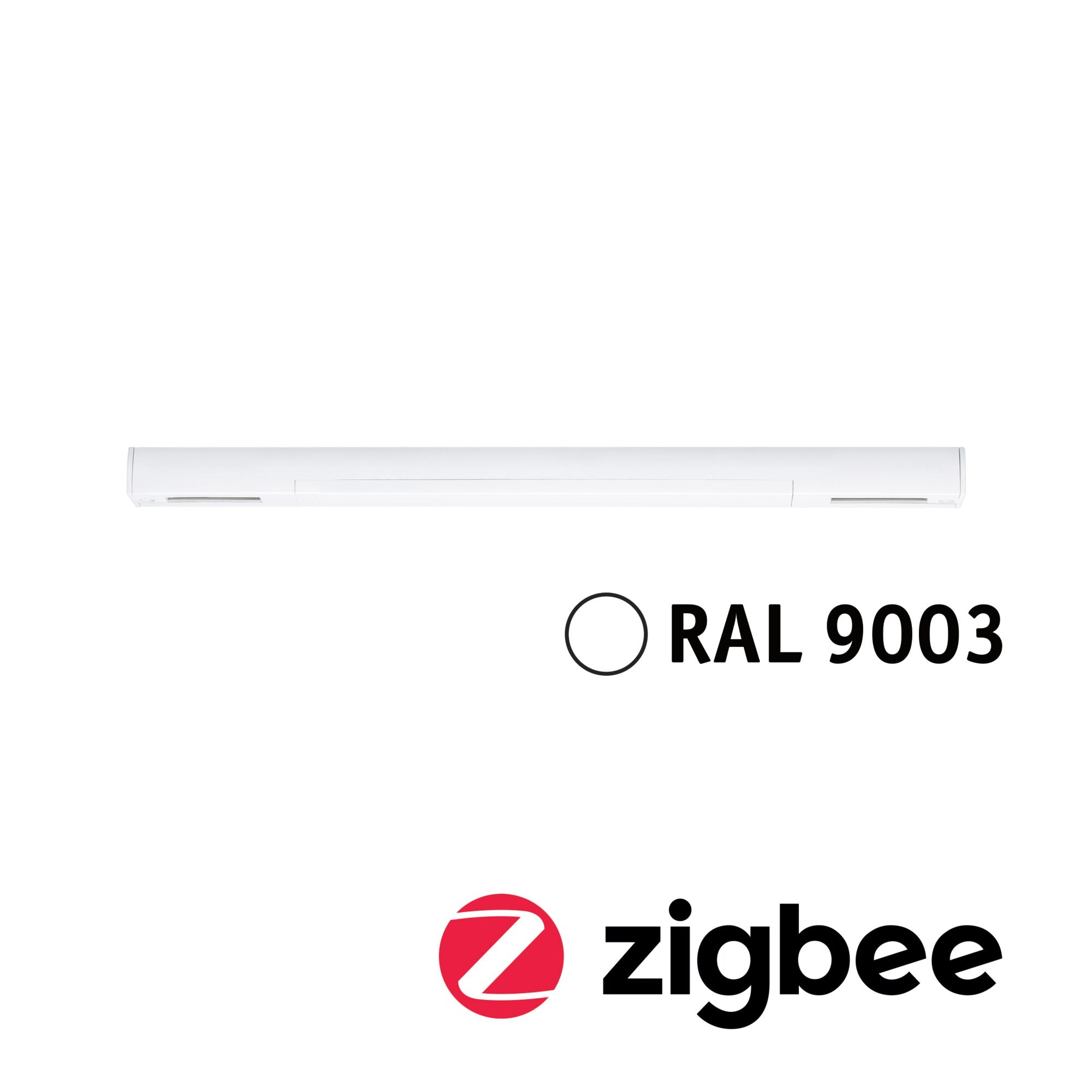 URail Einspeisung Zigbee 3.0 Mitte 304x21mm max. 100W Signalweiß