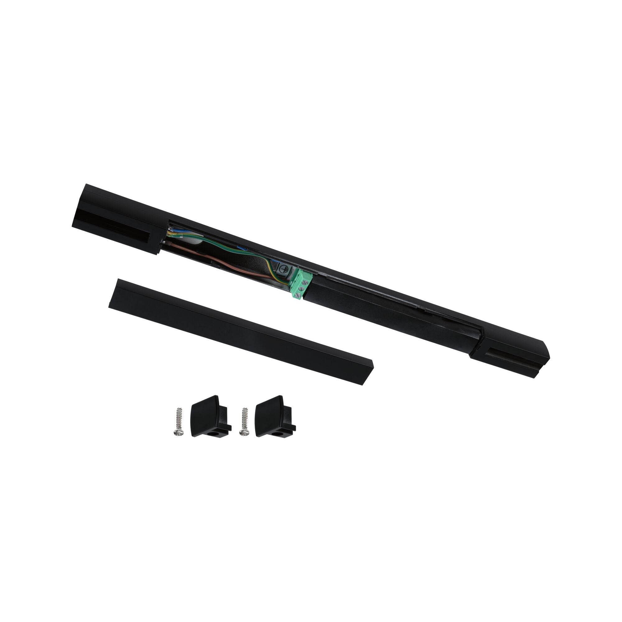 URail Einspeisung Zigbee 3.0 Mitte 304x21mm max. 100W Schwarz matt