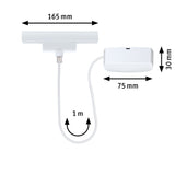 URail Einspeisung Zigbee 3.0 Kabel 1m max. 100W Signalweiß