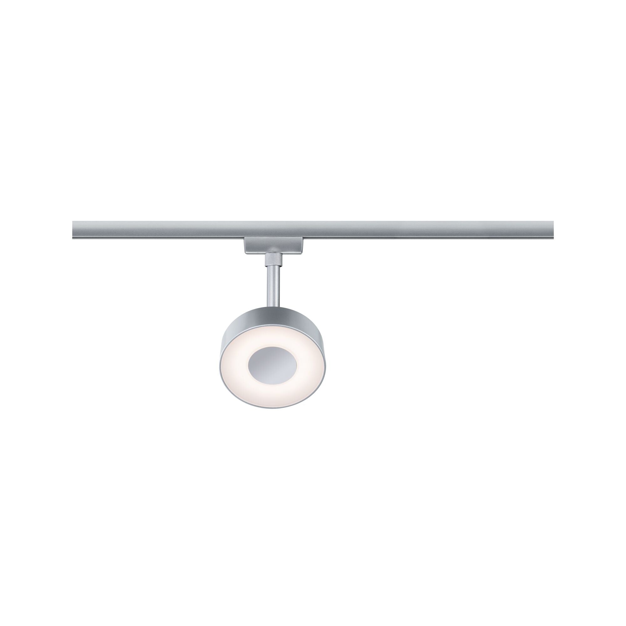 URail LED Schienenspot Circle Einzelspot 210lm 5W White Switch 230V Chrom matt
