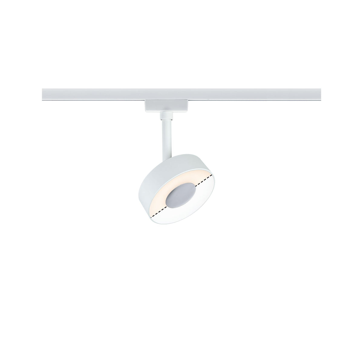 URail LED Schienenspot Circle Einzelspot 210lm 5W White Switch 230V Weiß