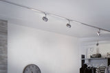 URail LED Schienenspot Circle Einzelspot 160lm 5W 4000K dimmbar 230V Chrom matt