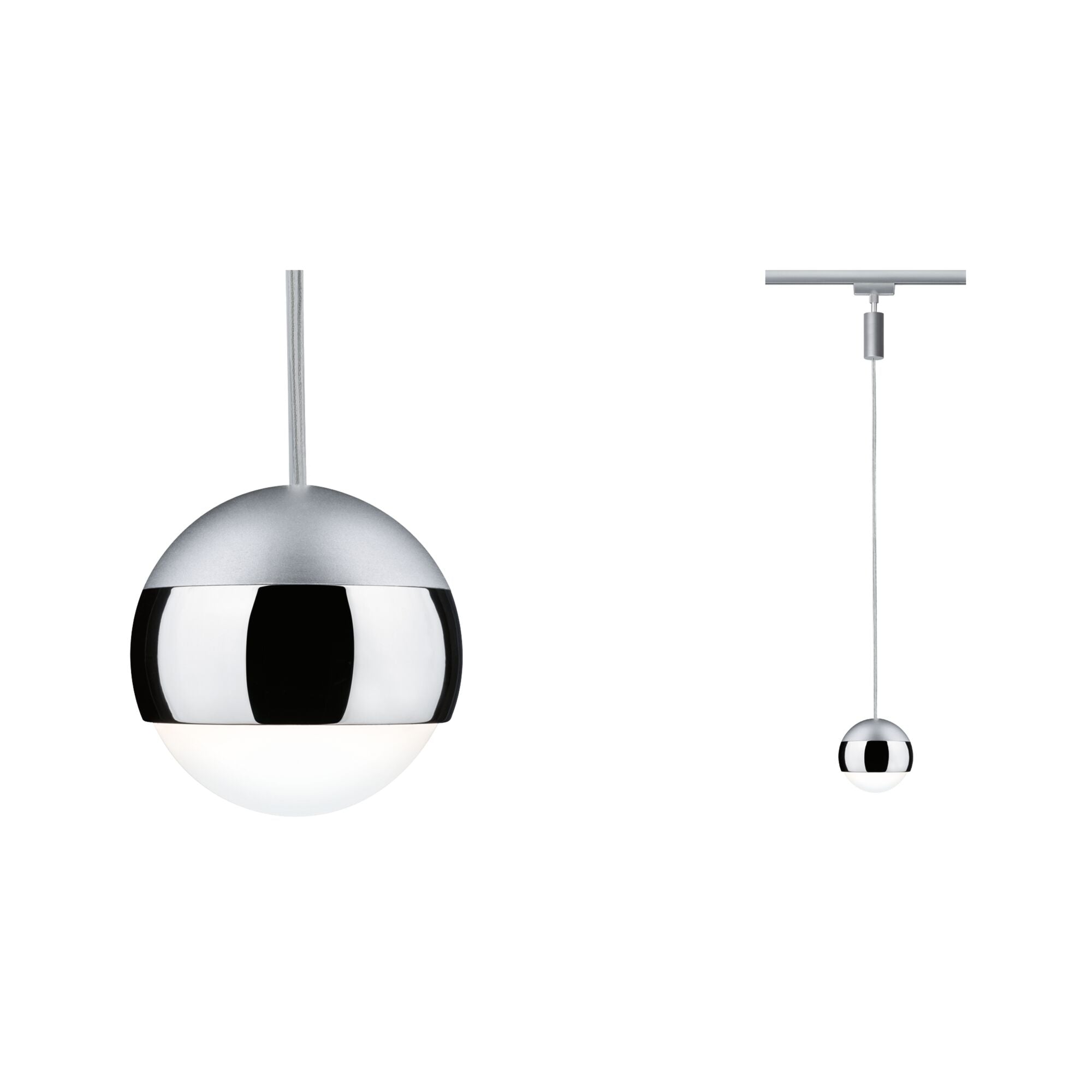 URail LED Pendel Capsule II 440lm 6,3W 4000K dimmbar 230V Chrom matt/Chrom