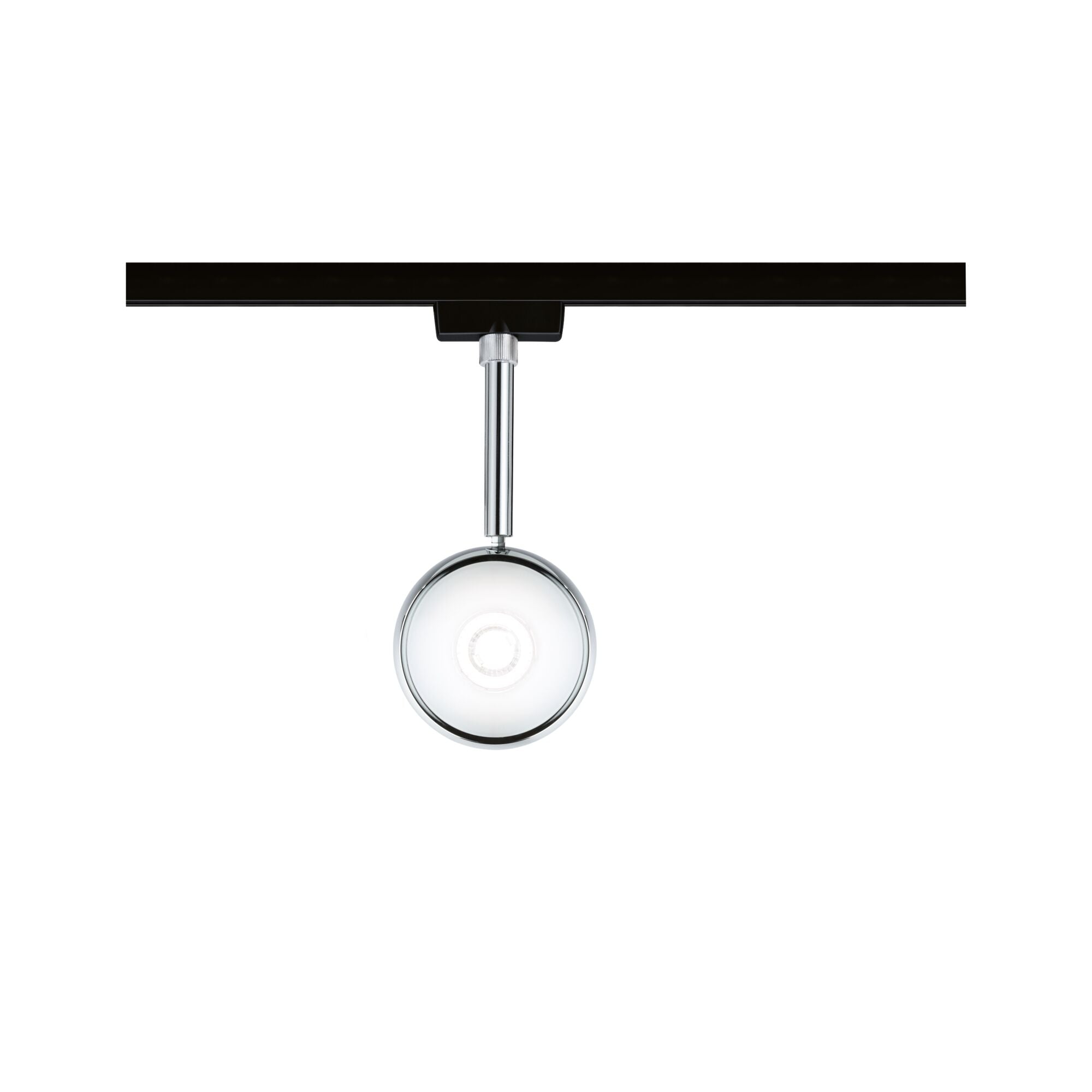 URail LED Schienenspot Capsule II Einzelspot 440lm 6,3W 4000K dimmbar 230V Schwarz matt/Chrom