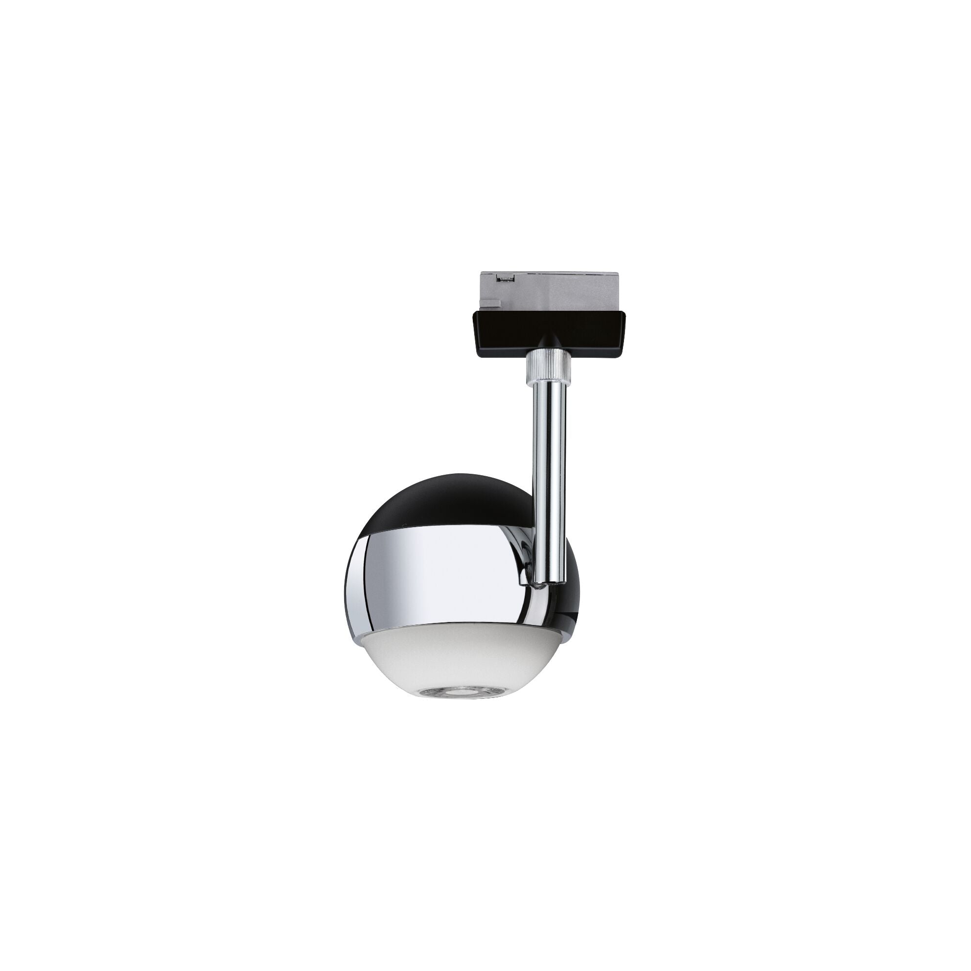 URail LED Schienenspot Capsule II Einzelspot 440lm 6,3W 4000K dimmbar 230V Schwarz matt/Chrom
