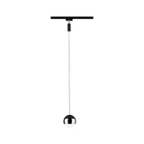 URail LED Pendel Capsule II 400lm 6,3W 2700K dimmbar 230V Schwarz matt/Chrom