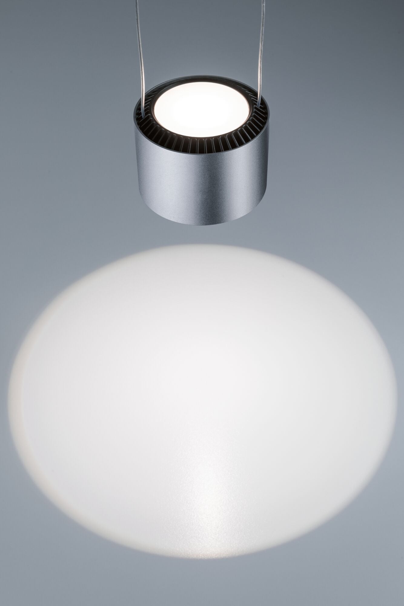 URail LED Pendel Aldan 930lm / 530lm 8,5 / 4,5W 4000K dimmbar 230V Chrom matt/Schwarz