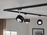 URail LED Schienenspot Aldan Einzelspot 533,8lm 8W 4000K dimmbar 230V Schwarz matt