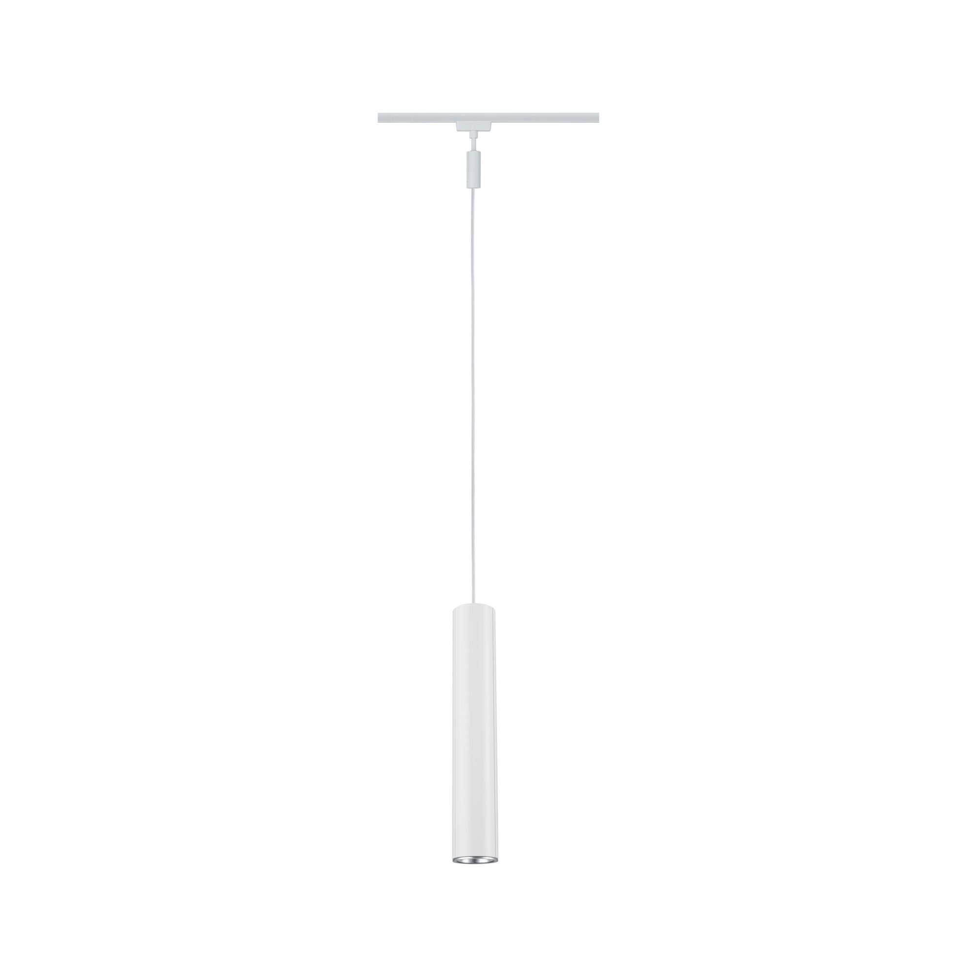 URail Pendel Catalejo GU10 max. 10W dimmbar 230V Weiß/Chrom matt