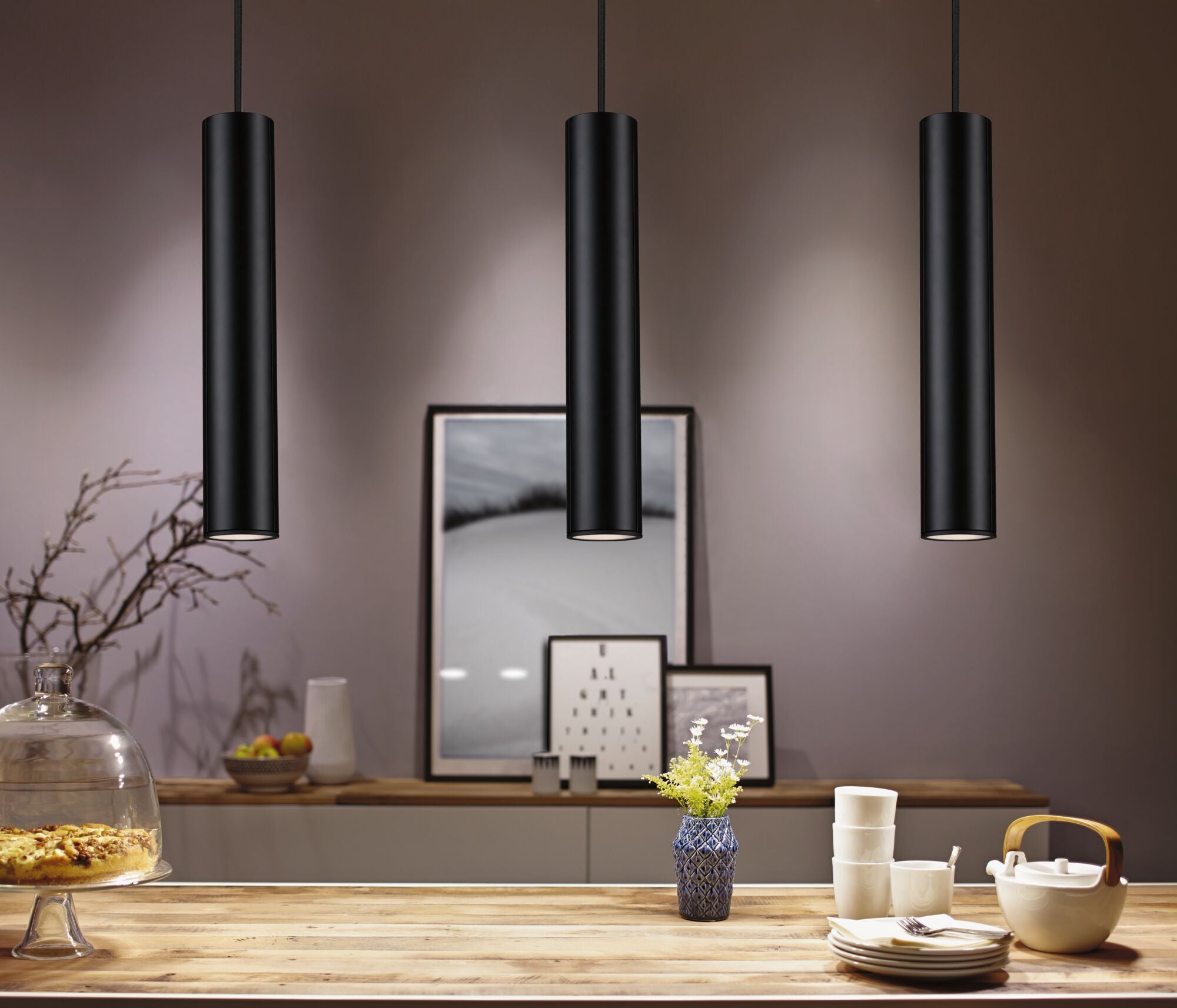 URail Pendel Catalejo GU10 max. 10W dimmbar 230V Schwarz matt