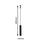 URail Pendel Catalejo GU10 max. 10W dimmbar 230V Schwarz matt