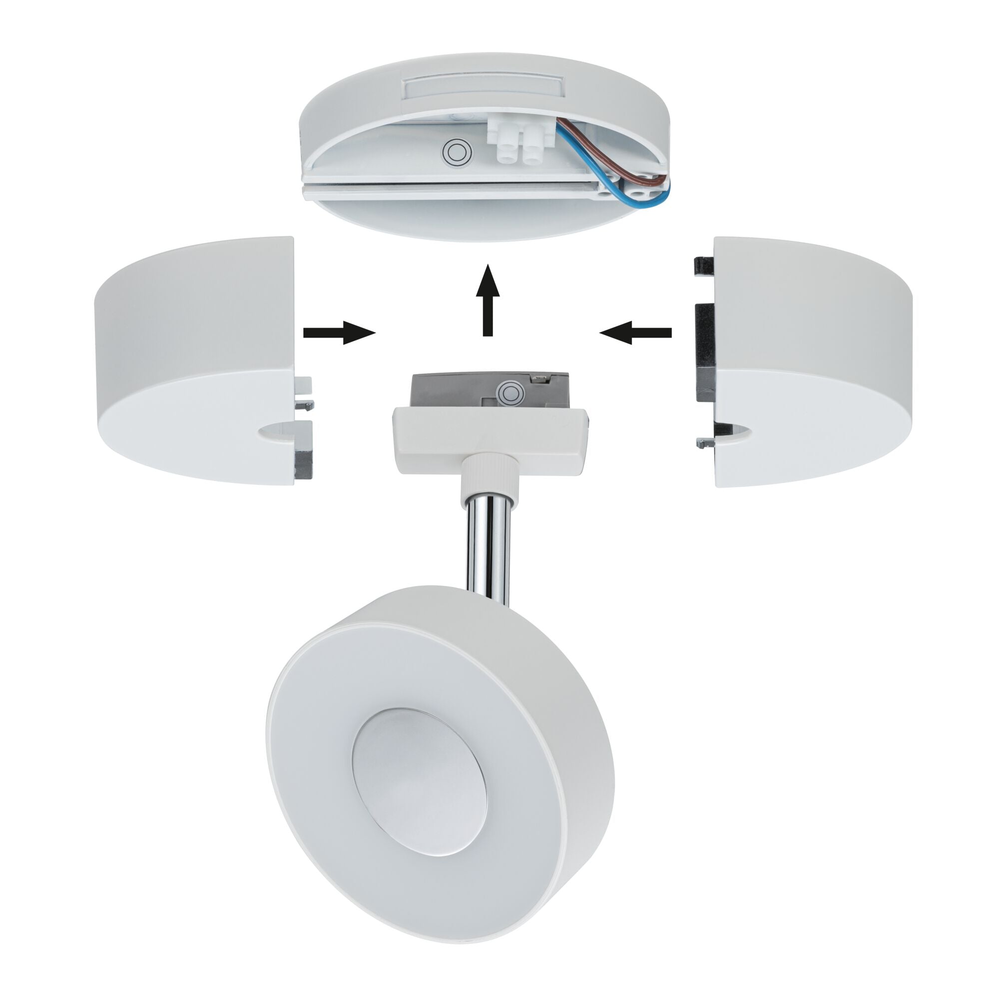 URail Schienenspot Base Einzelspot max. 50W 230V Weiß