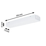 URail Einspeisung Mitte 205x45mm max. 1000W Weiß
