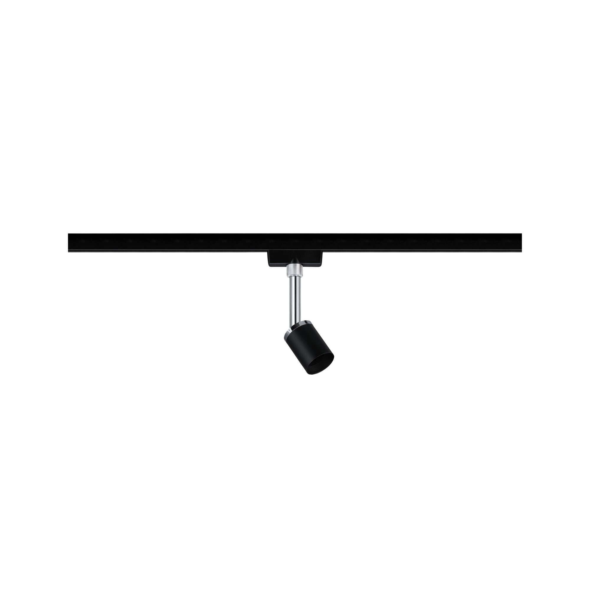 URail Schienenspot Pure II Einzelspot GU10 max. 10W dimmbar 230V Schwarz matt
