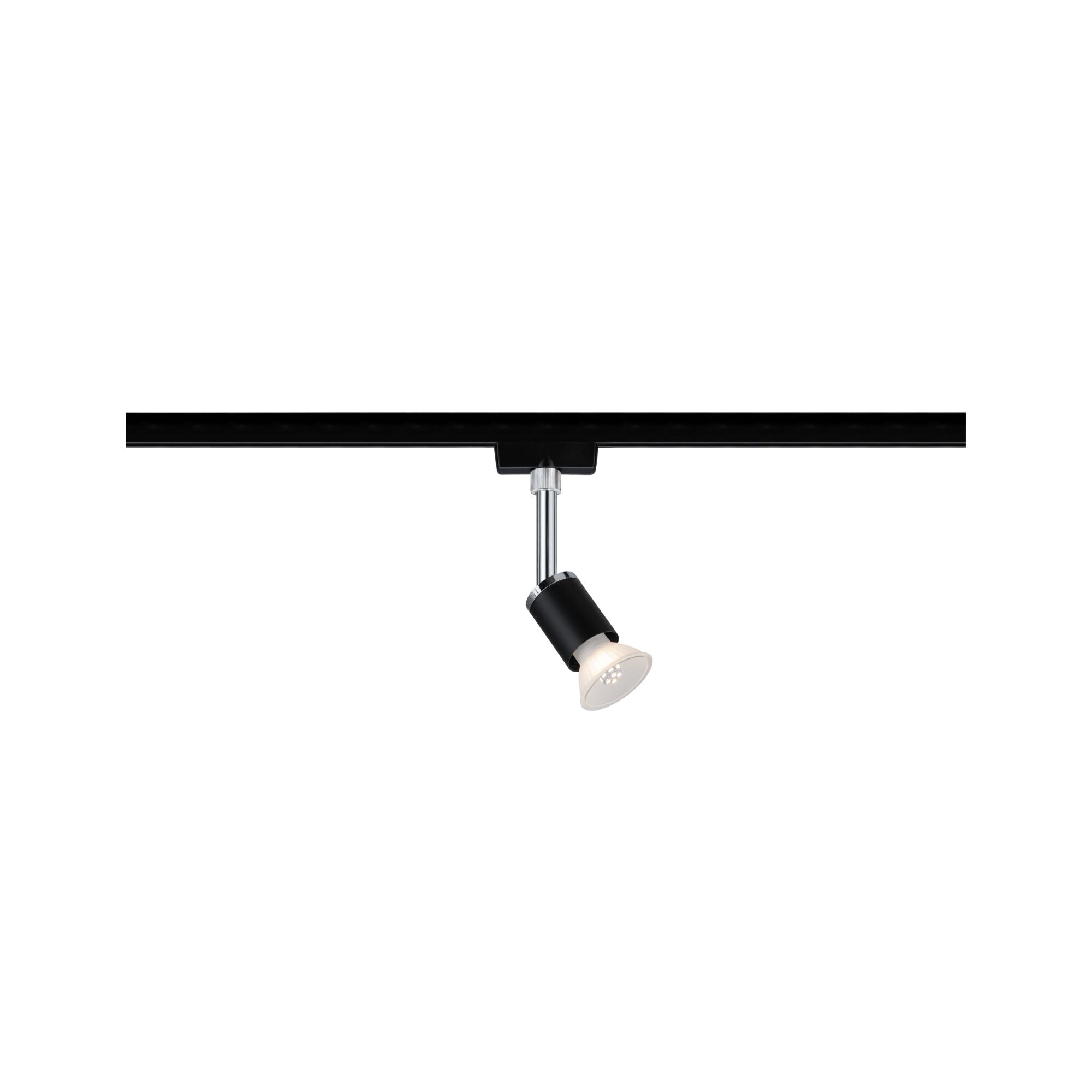 URail Schienenspot Pure II Einzelspot GU10 max. 10W dimmbar 230V Schwarz matt
