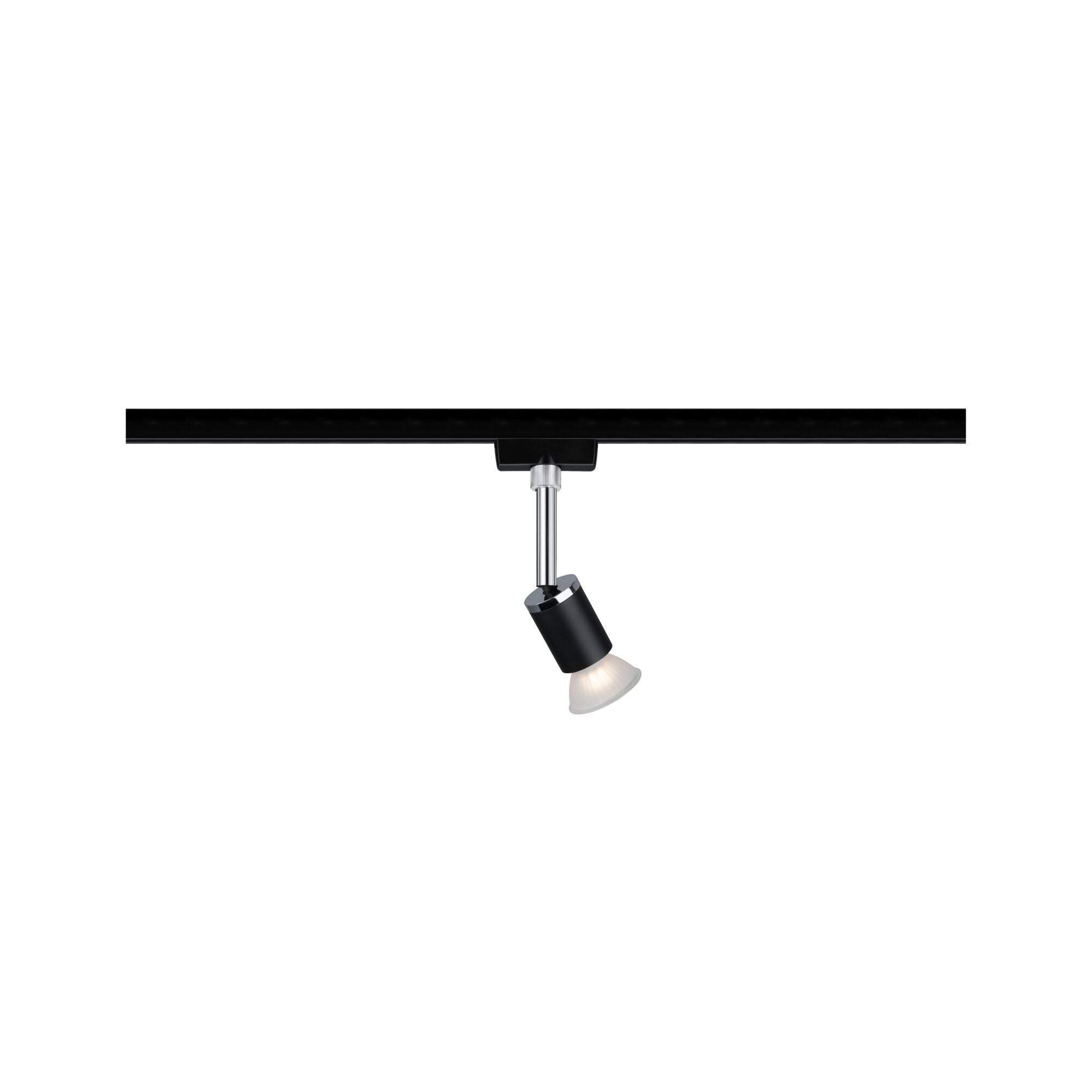 URail Schienenspot Pure II Einzelspot GU10 max. 10W dimmbar 230V Schwarz matt