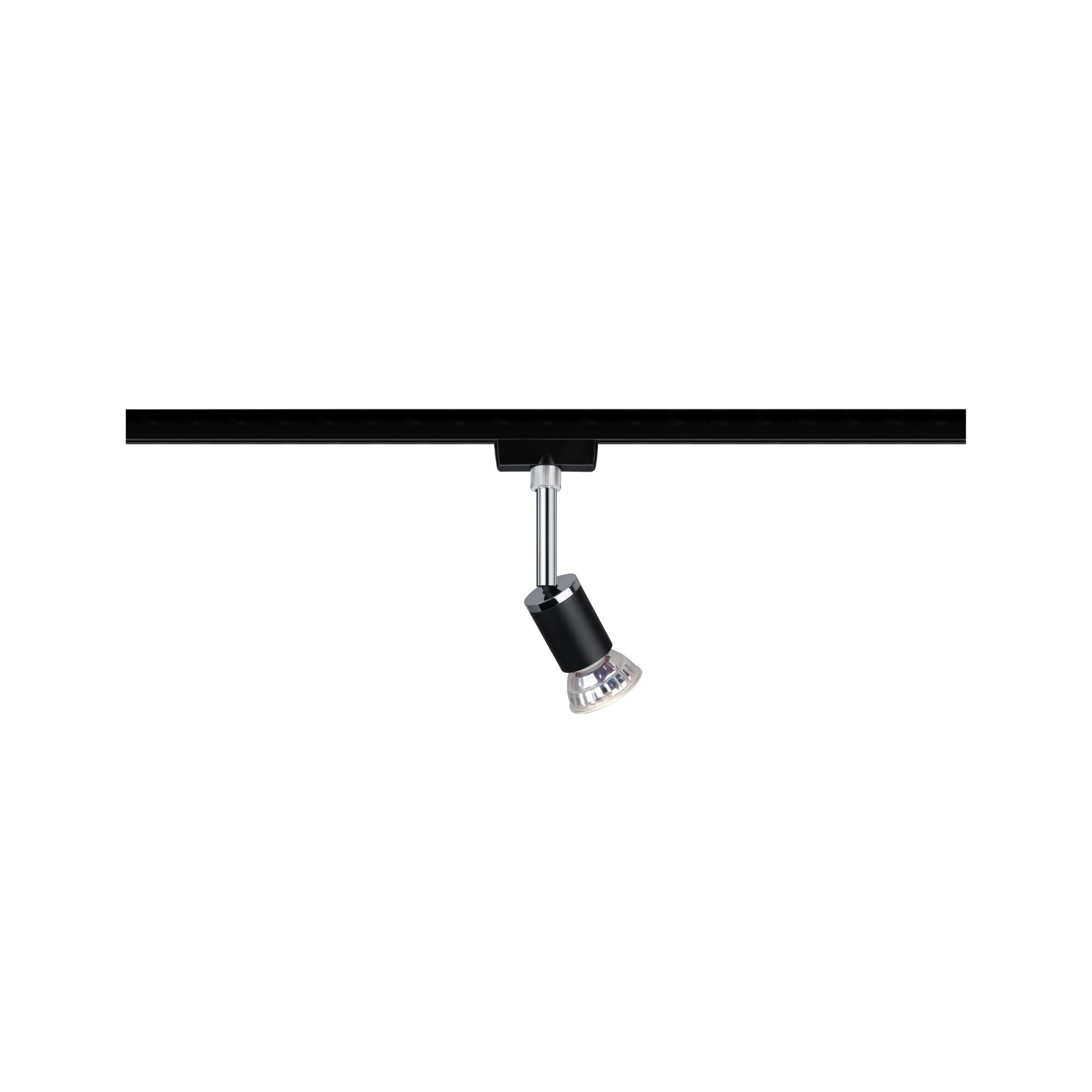 URail Schienenspot Pure II Einzelspot GU10 max. 10W dimmbar 230V Schwarz matt