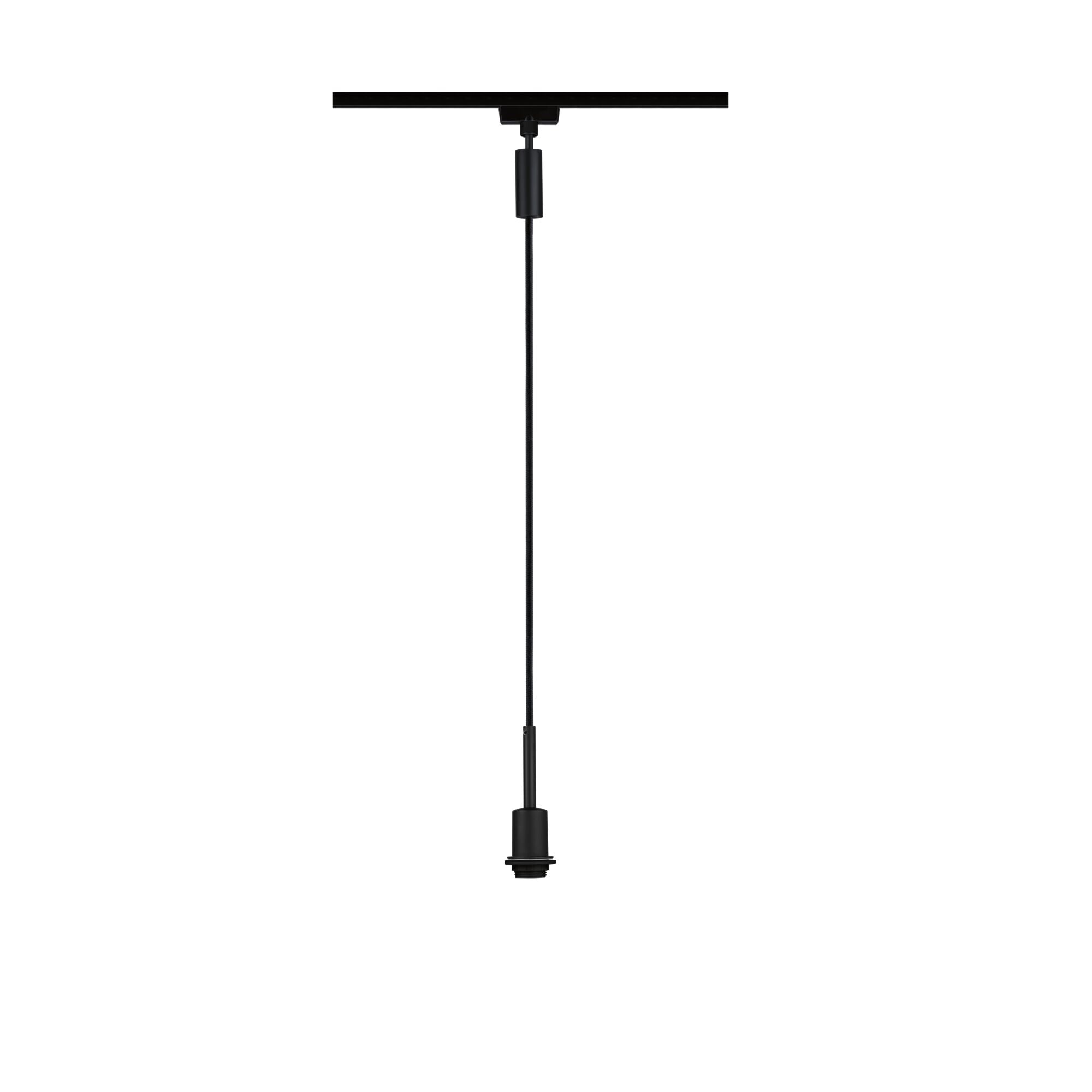 URail Pendel DecoSystems Basic E14 max. 20W dimmbar 230V Schwarz matt