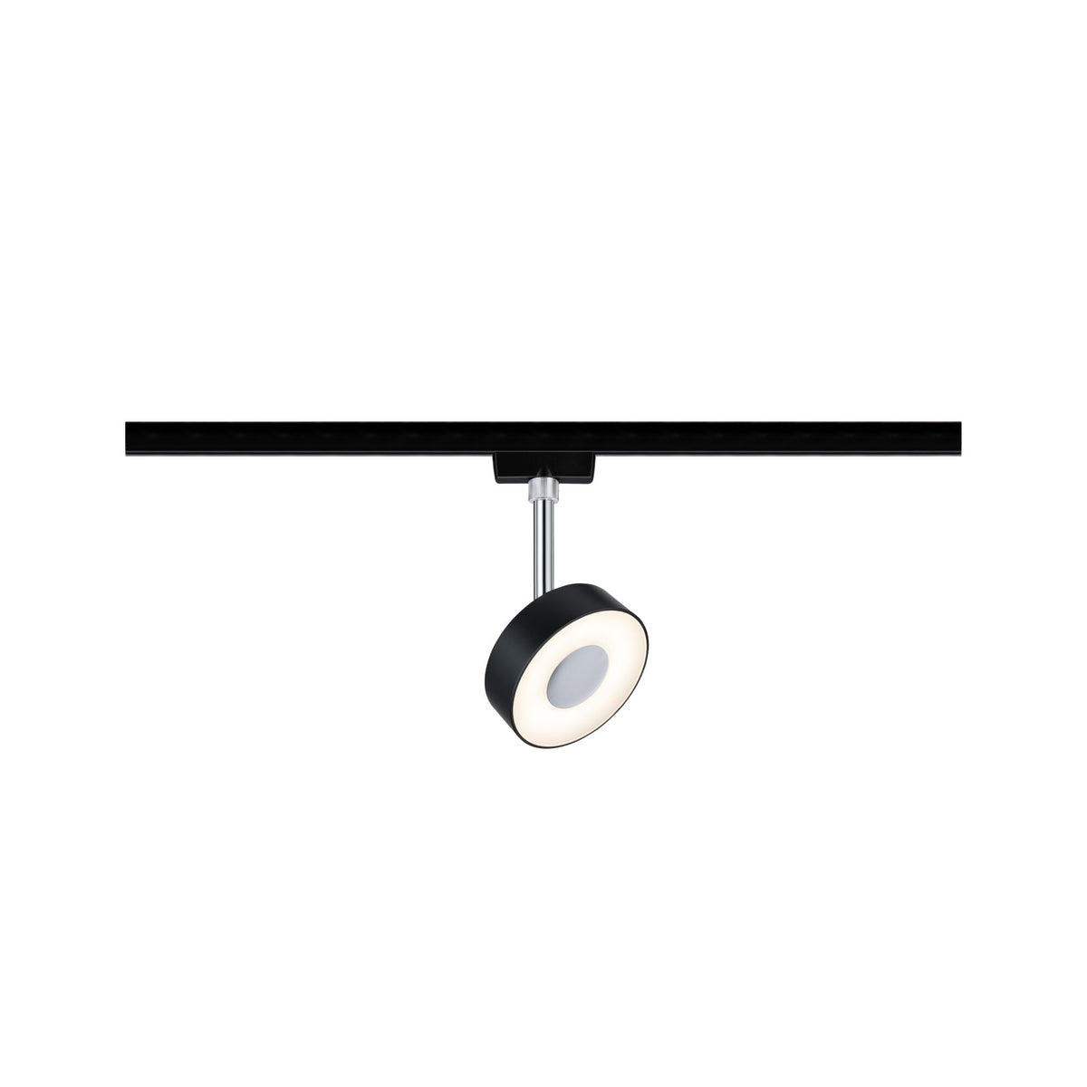 URail LED Schienenspot Circle Einzelspot 152lm 5W 2700K dimmbar 230V Schwarz matt