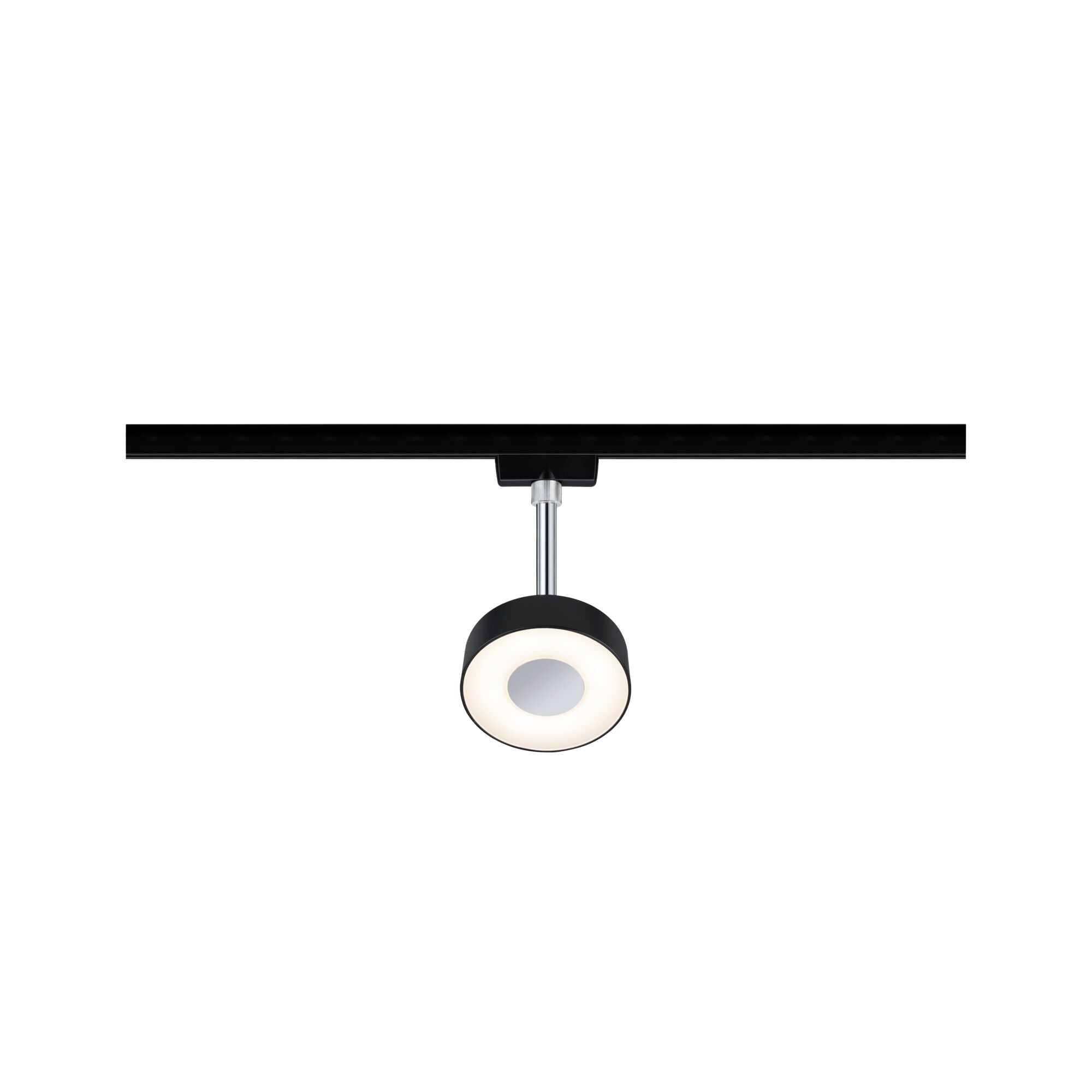 URail LED Schienenspot Circle Einzelspot 152lm 5W 2700K dimmbar 230V Schwarz matt