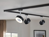 URail LED Schienenspot Circle Einzelspot 152lm 5W 2700K dimmbar 230V Schwarz matt
