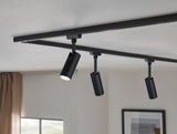 URail LED Schienenspot Tubo Einzelspot 166lm 4,5W 3000K 230V Schwarz matt