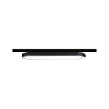 URail LED Panel Loop 480lm 7W 2700K 230V Schwarz matt/Chrom