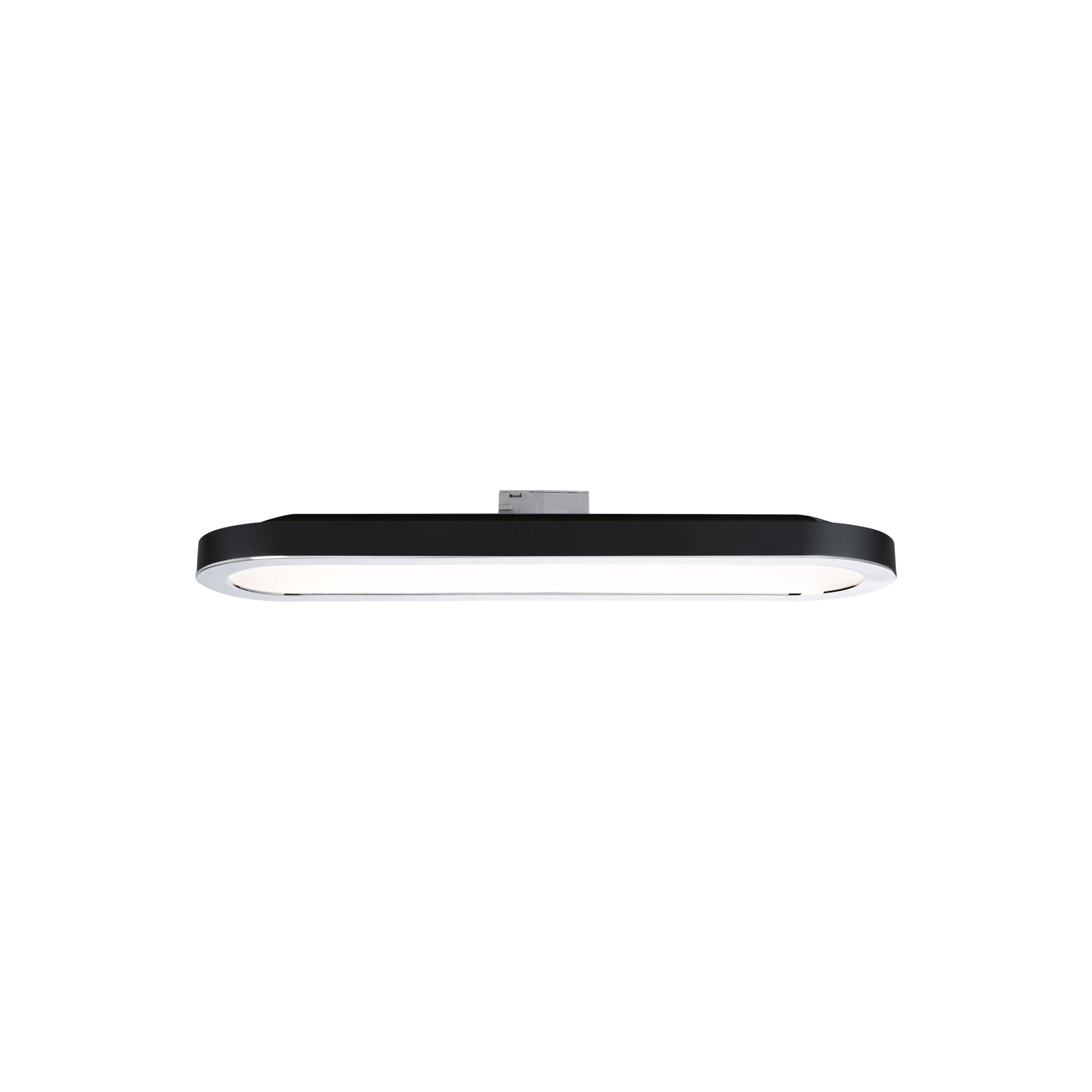 URail LED Panel Loop 480lm 7W 2700K 230V Schwarz matt/Chrom