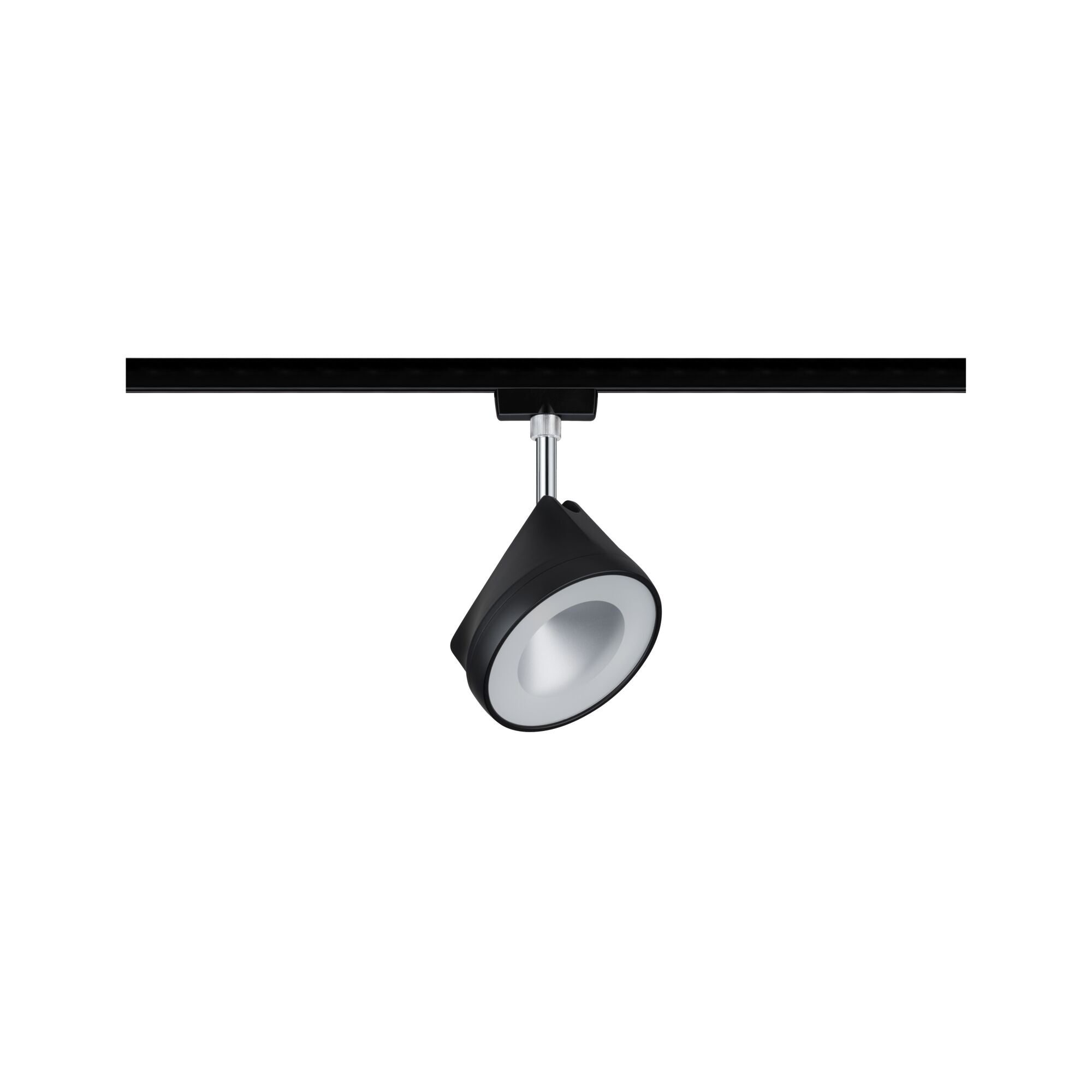 URail LED Schienenspot Arena Einzelspot 800lm 14W 2700K dimmbar 230V Schwarz matt/Chrom