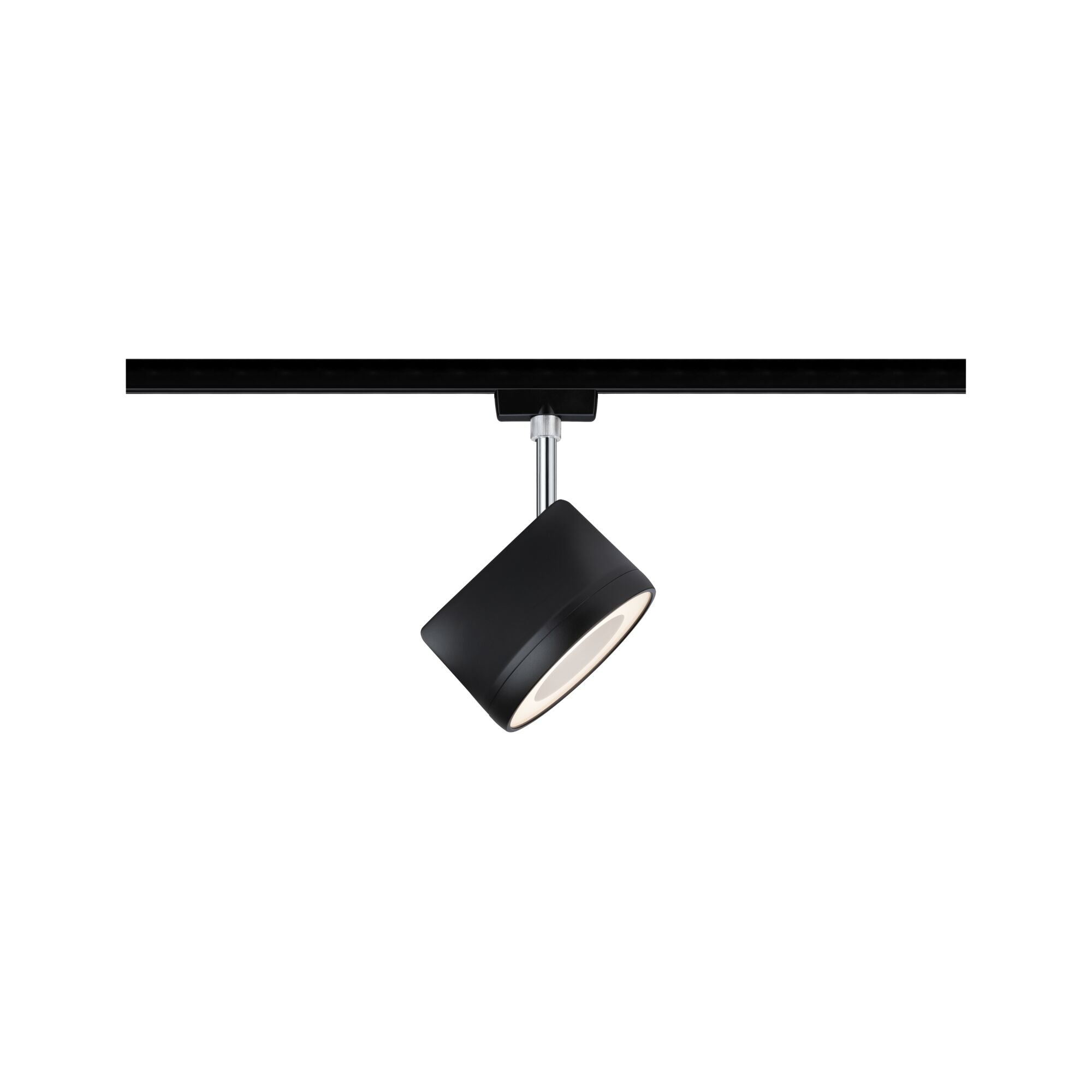 URail LED Schienenspot Arena Einzelspot 800lm 14W 2700K dimmbar 230V Schwarz matt/Chrom