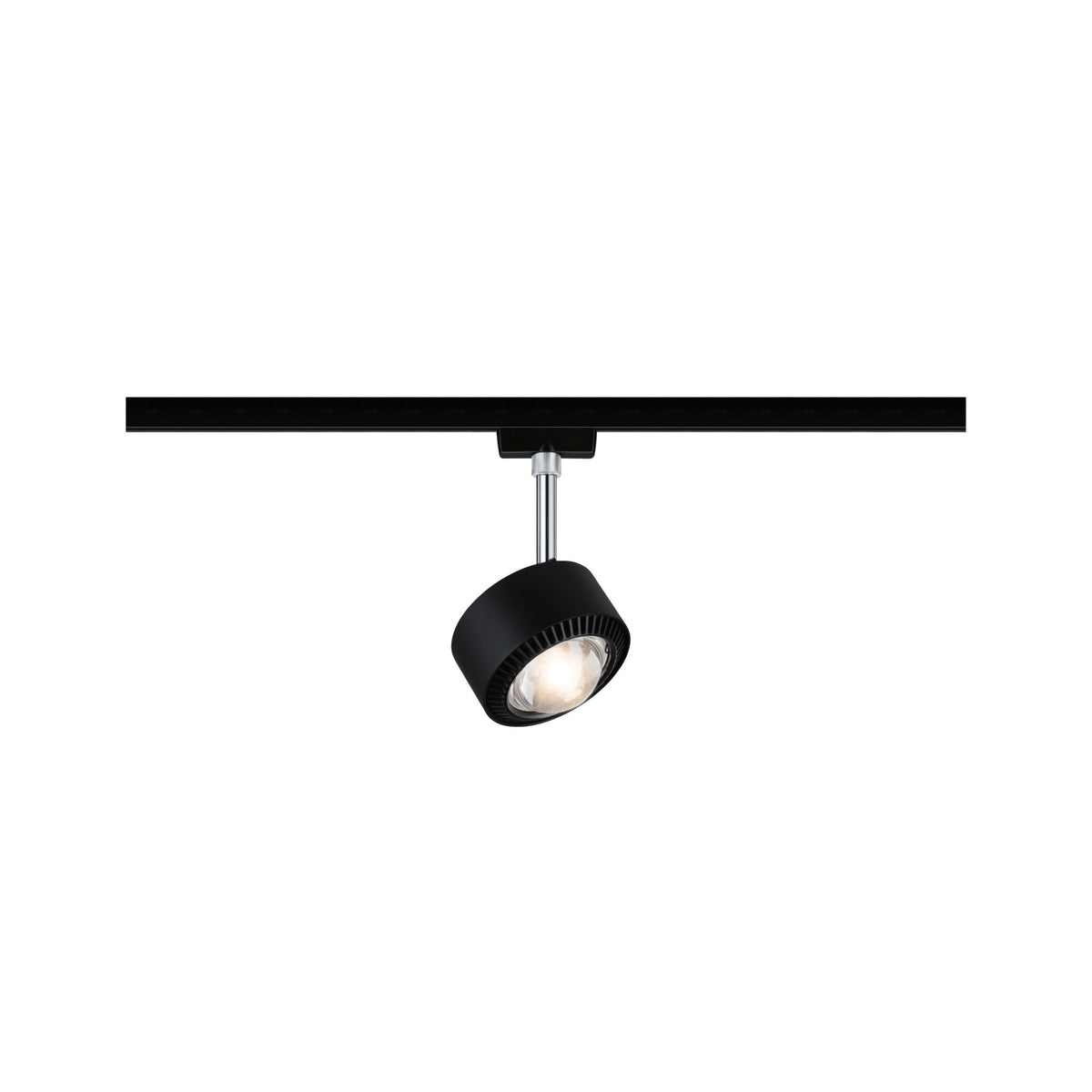 URail LED Schienenspot Aldan Einzelspot 498lm 8W 2700K dimmbar 230V Schwarz matt