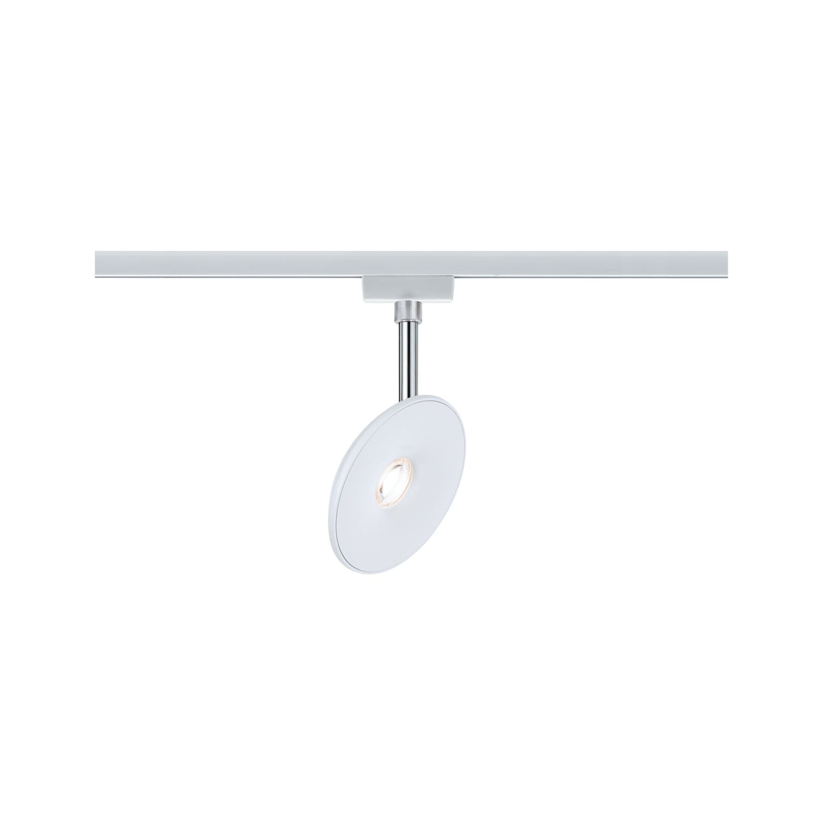URail LED Schienenspot Sphere Einzelspot 493lm 7W 2700K dimmbar 230V Weiß/Chrom