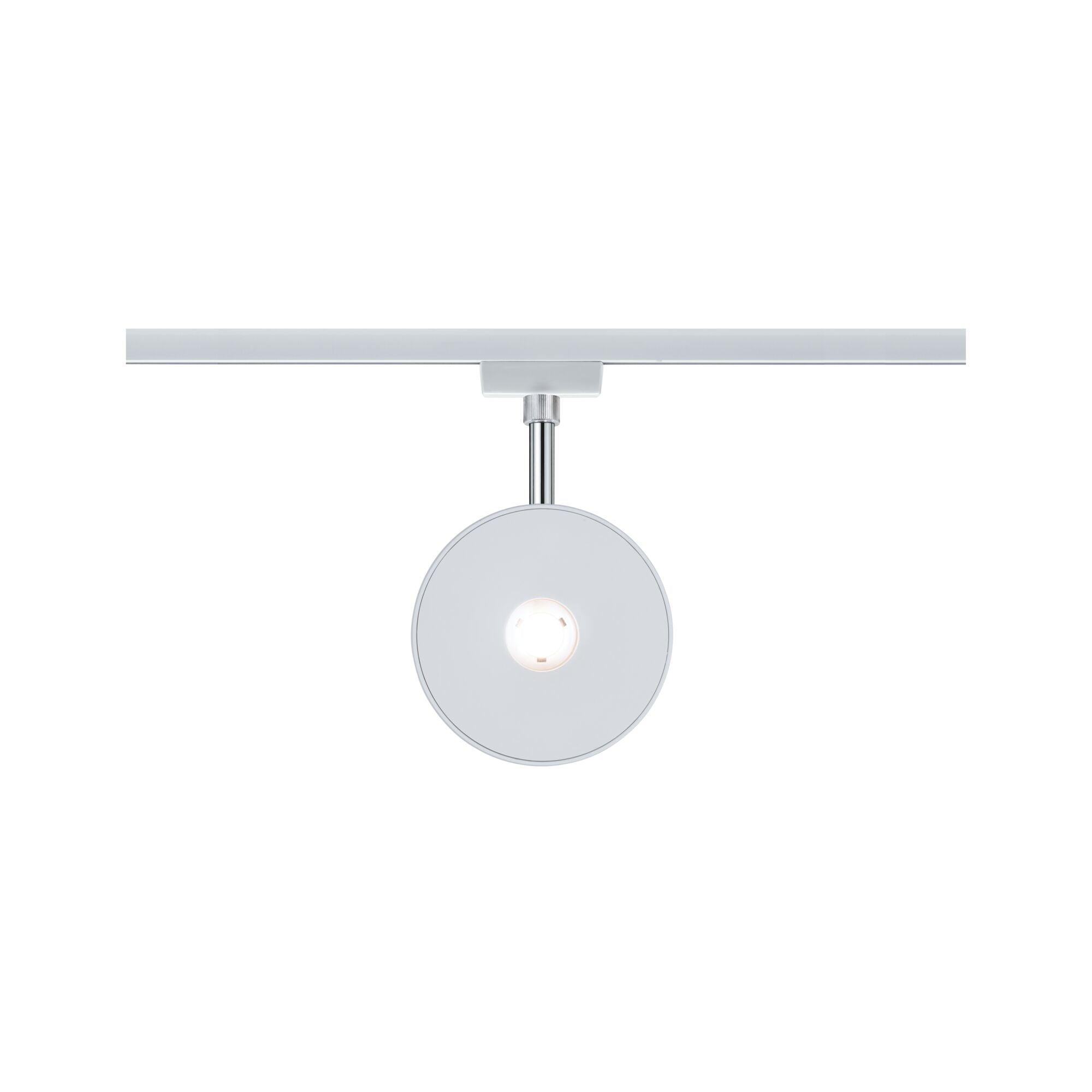 URail LED Schienenspot Sphere Einzelspot 493lm 7W 2700K dimmbar 230V Weiß/Chrom