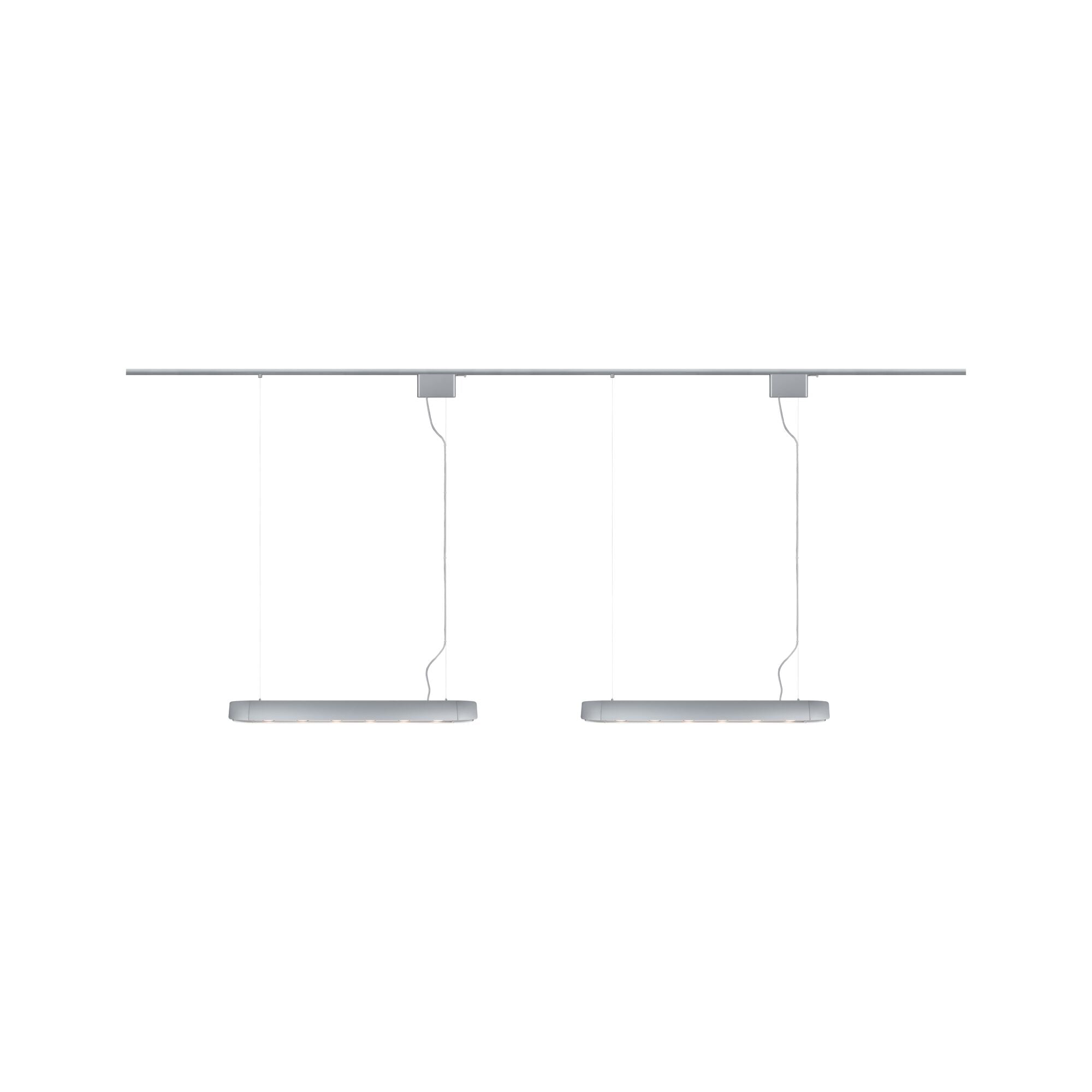 URail Pendel Barre GU10 max. 6x10W dimmbar 230V Chrom matt
