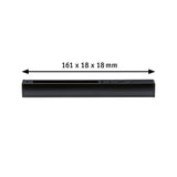URail Einspeisung Ende 161x18mm max. 1000W Schwarz