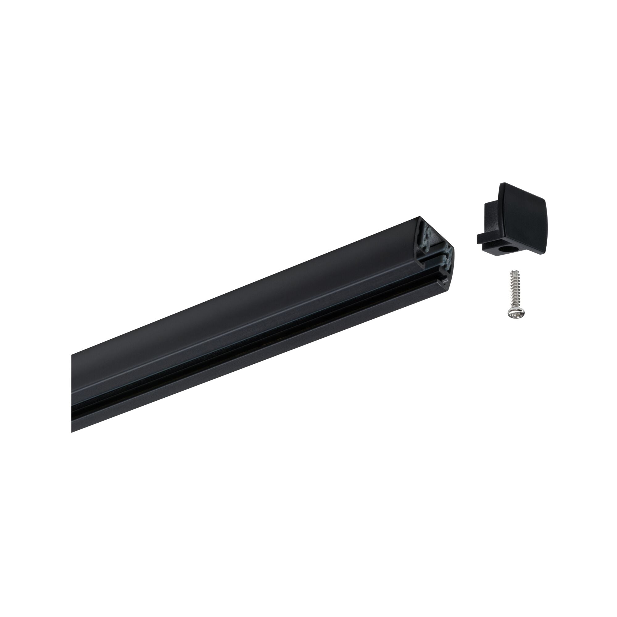 URail Verbinder 2er-Set Endkappe 2er-Set 13x21mm Schwarz matt