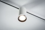 URail Schienenspot Tube Einzelspot GU10 max. 10W dimmbar 230V Weiß/Chrom matt