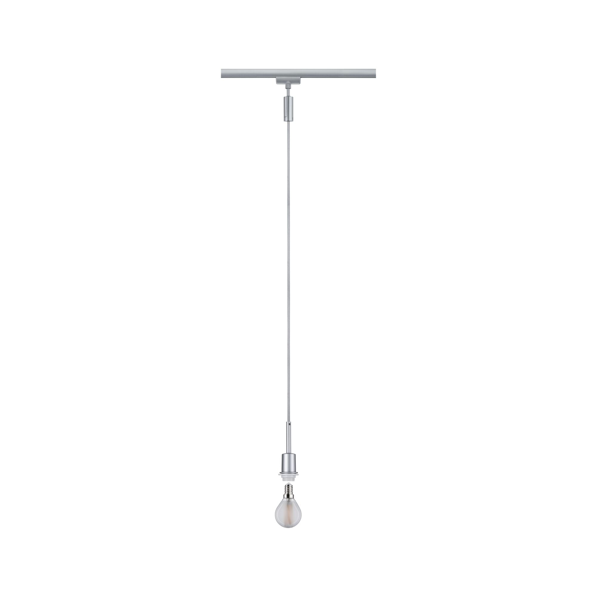 URail Pendel DecoSystems Basic E14 max. 20W dimmbar 230V Chrom matt