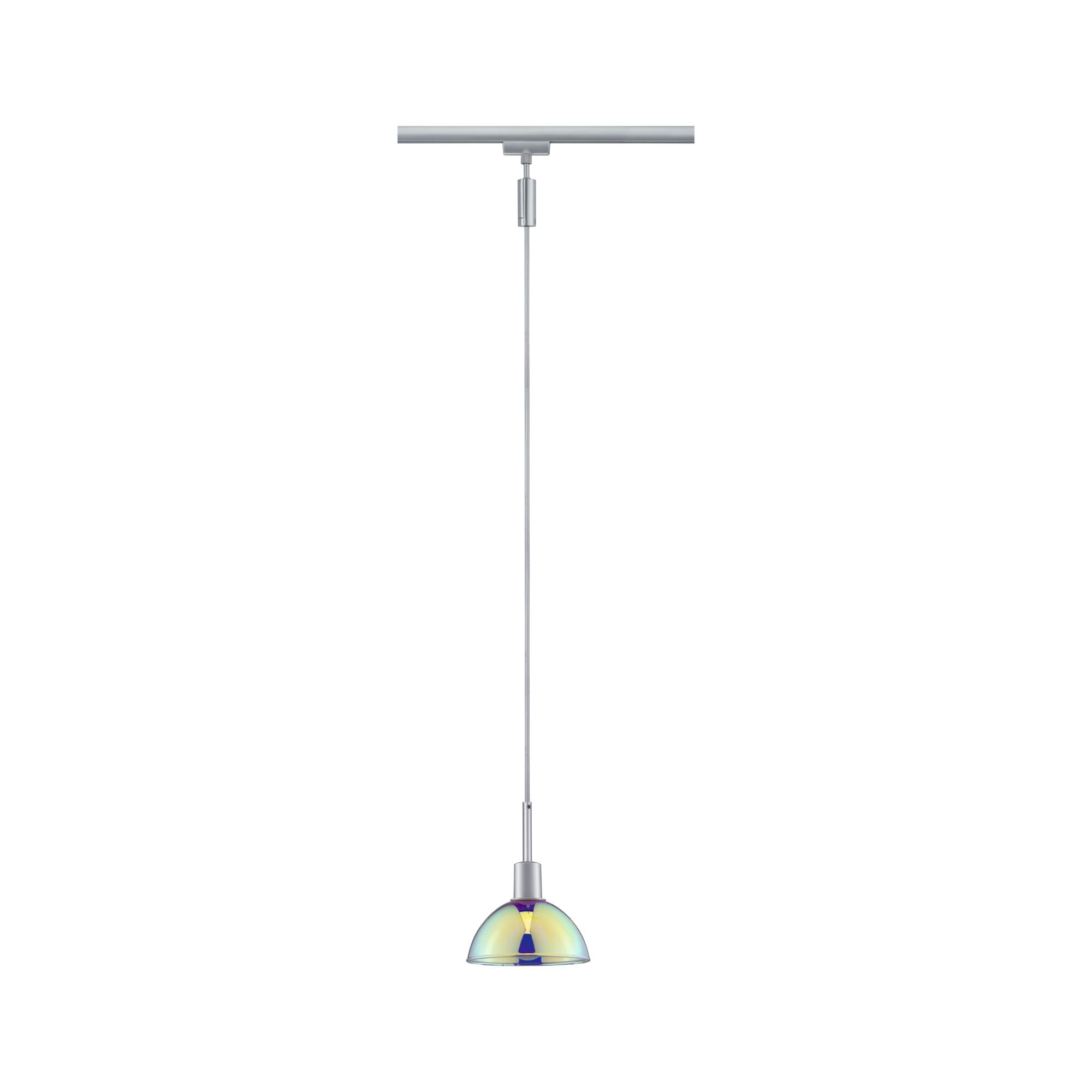 URail Pendel Sarrasani E14 max. 20W dimmbar 230V Chrom matt/Dichroic